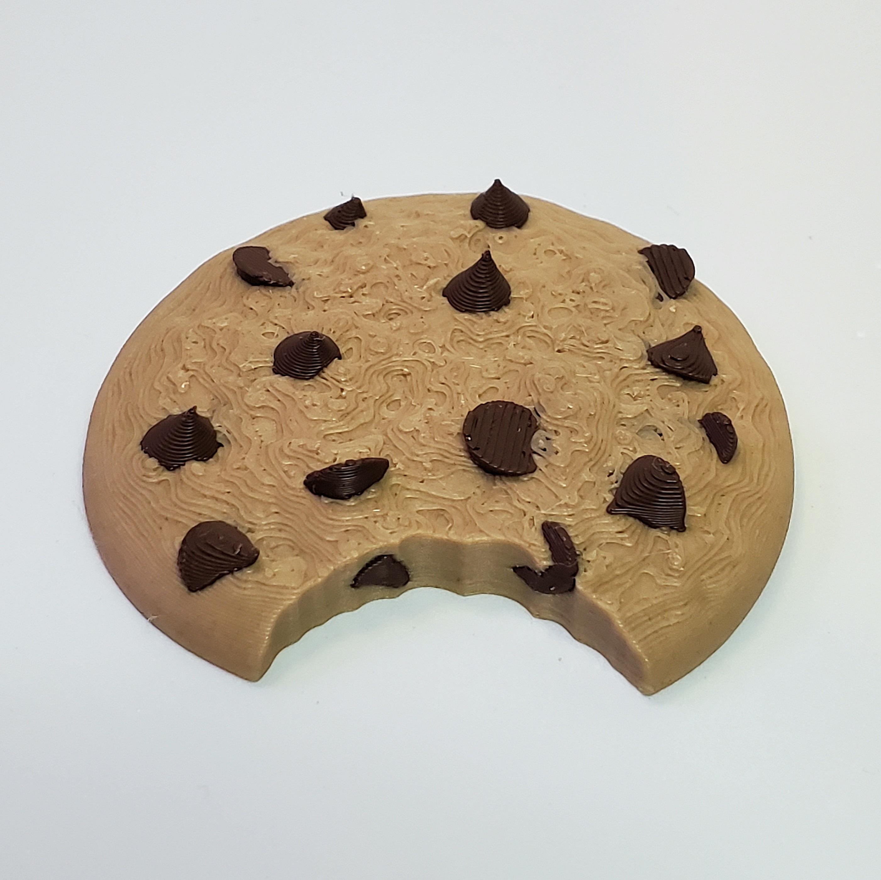 Bitten Chocolate Chip Cookie :: Delicious Desserts! 3d model