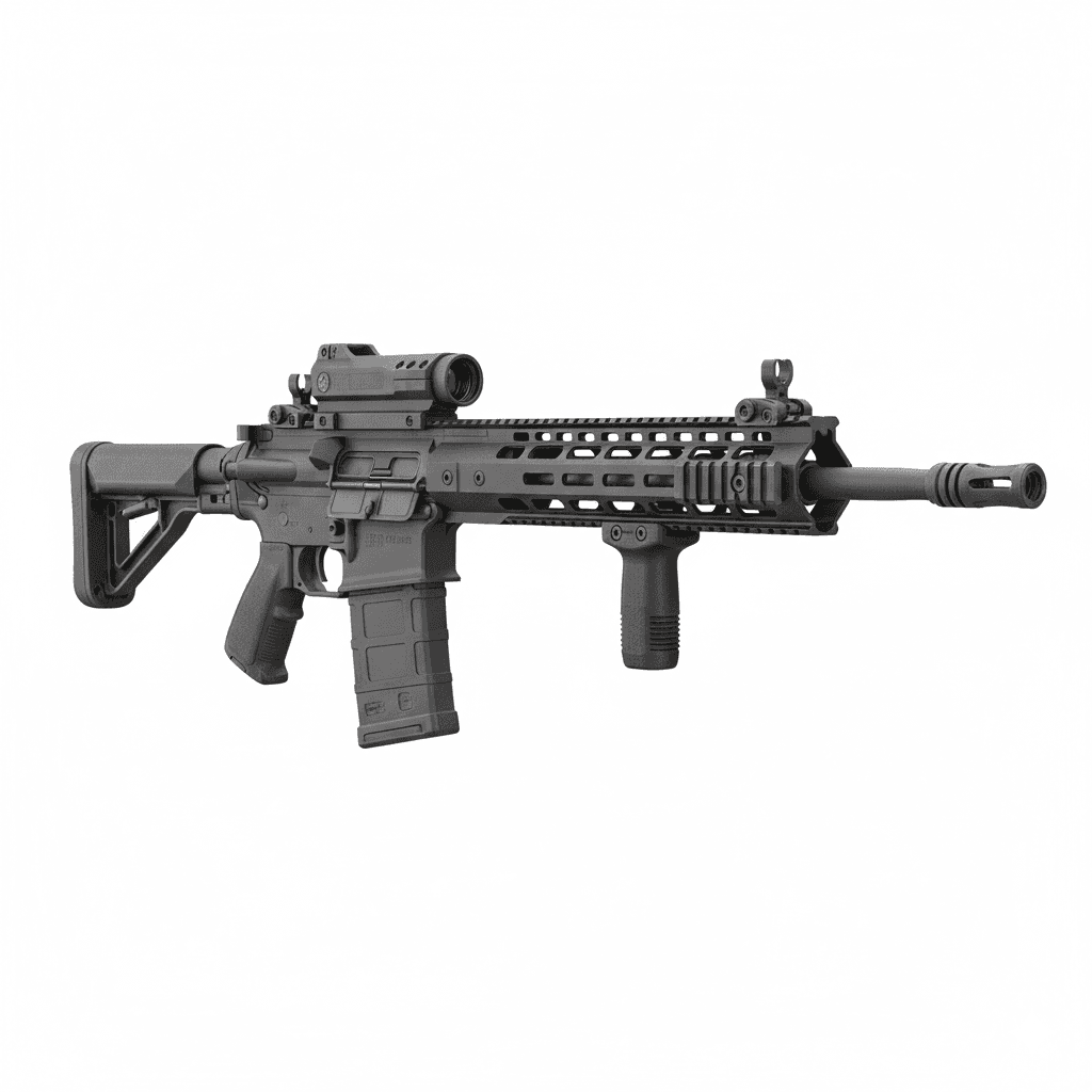 Gun Robinson XCR Modular Rifle 3d model