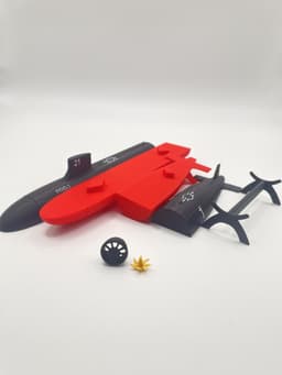 Seawolf Class Submarine 1/432 / Military Nuclear Navy USA US Model 3d printing Replica 3d model