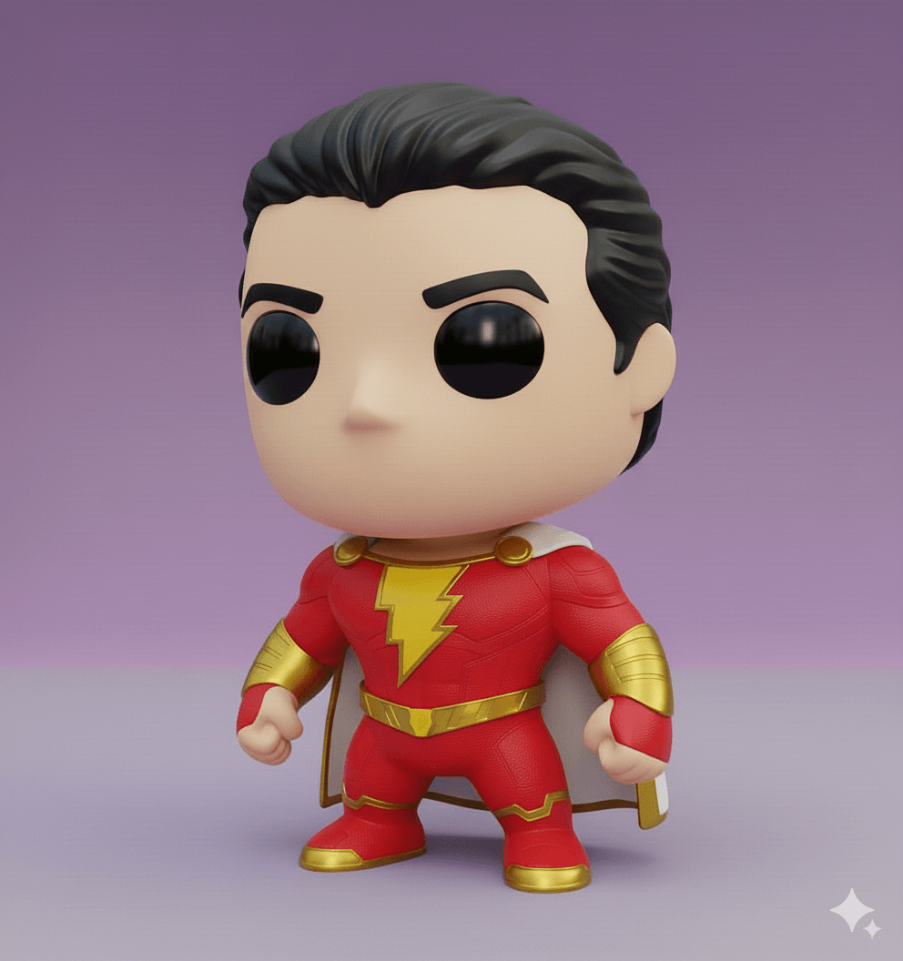 SHAZAM CHIBI KAWAII – COLLECTIBLE 3D FIGURE 3d model