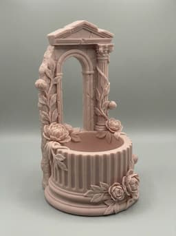 Classical Roman Archway Flower Planter - Ancient Ruins Greek Column Succulent Pot Home Decor 3d model