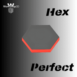 Hexagon Tile – Modular Base for Miniatures – Workshop3D 3d model