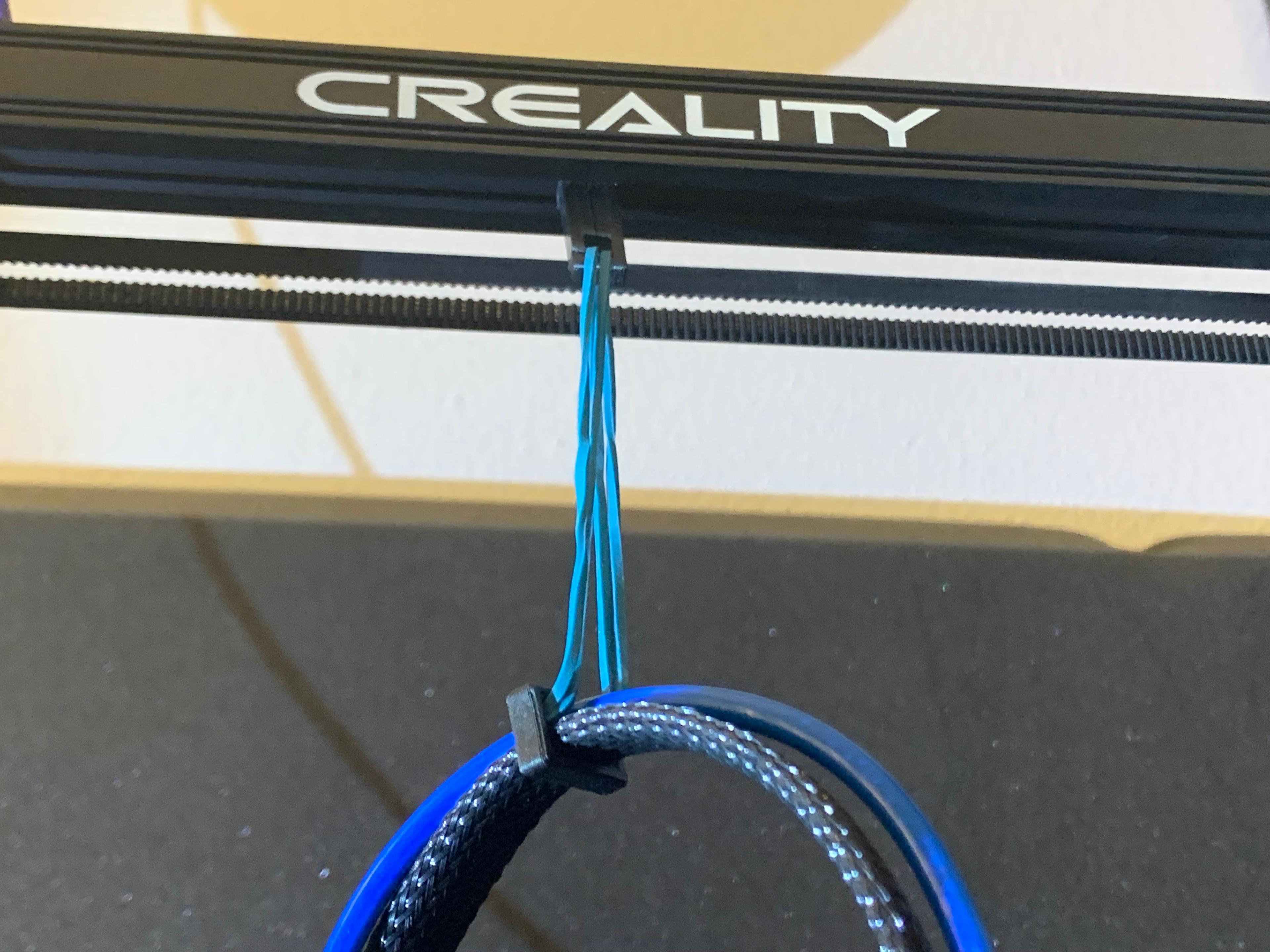 Creality CR-6 SE Rubber Band Bowden Guide 3d model