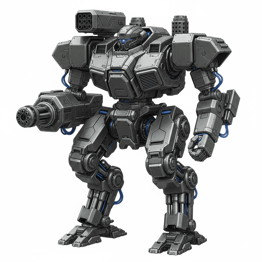 Military Mechs : Heavy Infantry Assault Mech 3d model