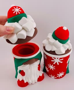 Hot Cocoa Gnome Container 3d model
