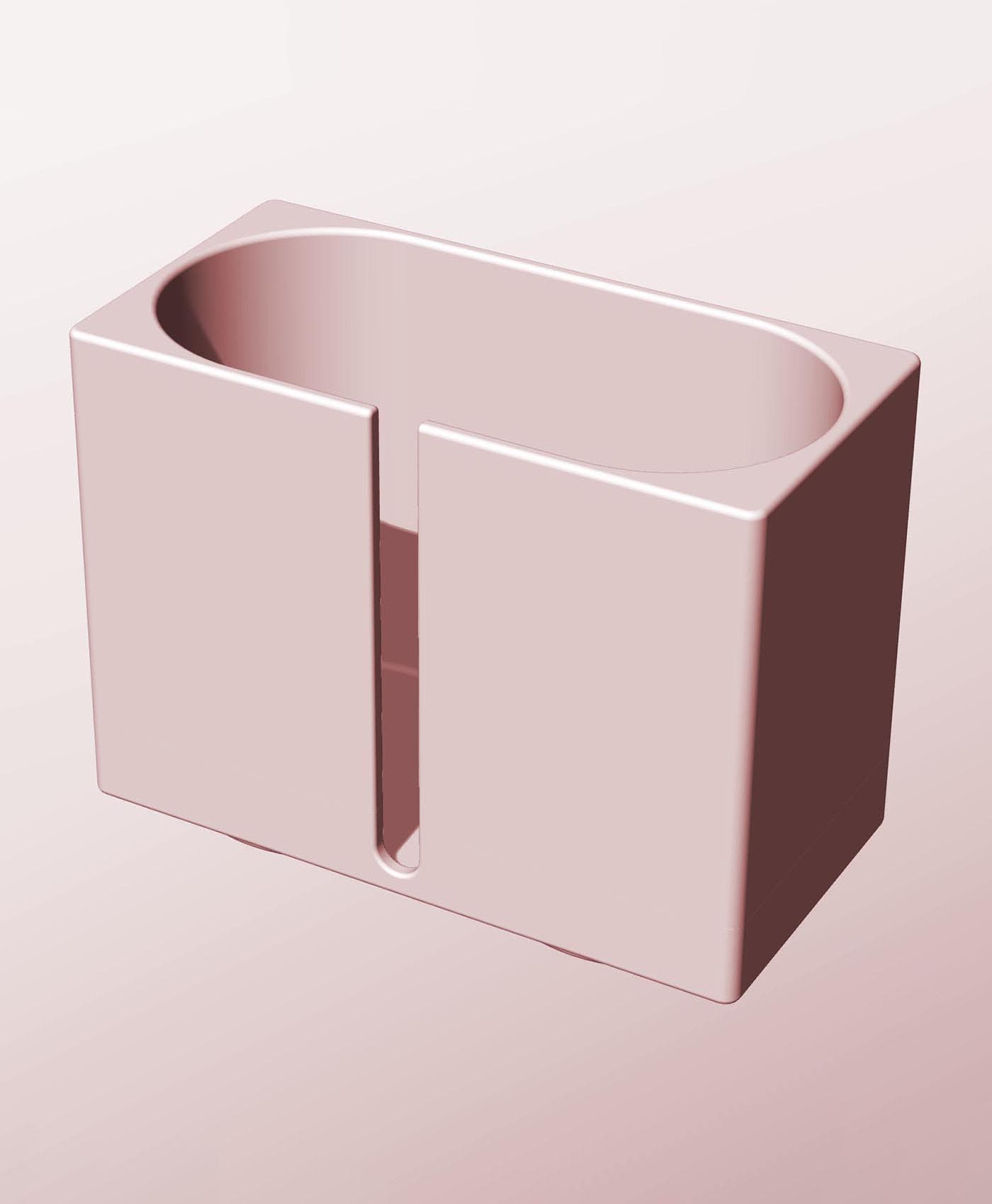 CX68-110-SB Stackable slotted component box for creative makers 3d model