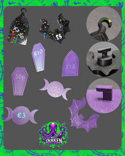 Gothic Price Tags 3d model