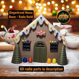 Gingerbread House Radio / Decor 3d model