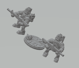 FHW: Dairr Demo Trooper with Popper 3d model