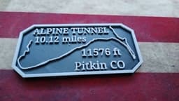 Mavericks Trail Badge Alpine Tunnel hike offroad adventure 3d model