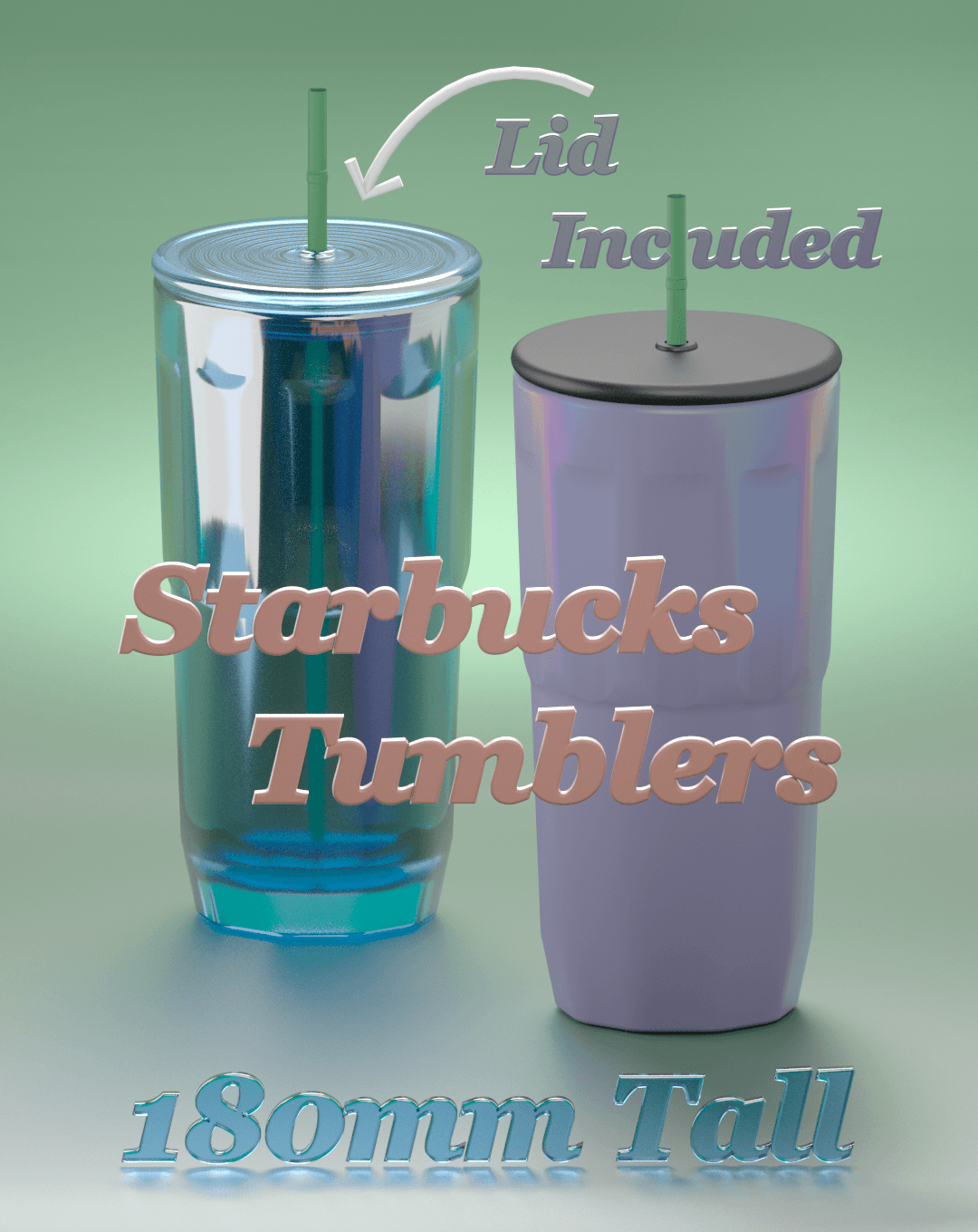 v2 Starbucks Tumbler 3d model