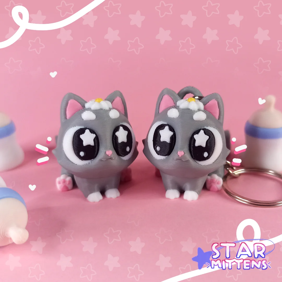 Flexi Cute Baby Kitten 3d model