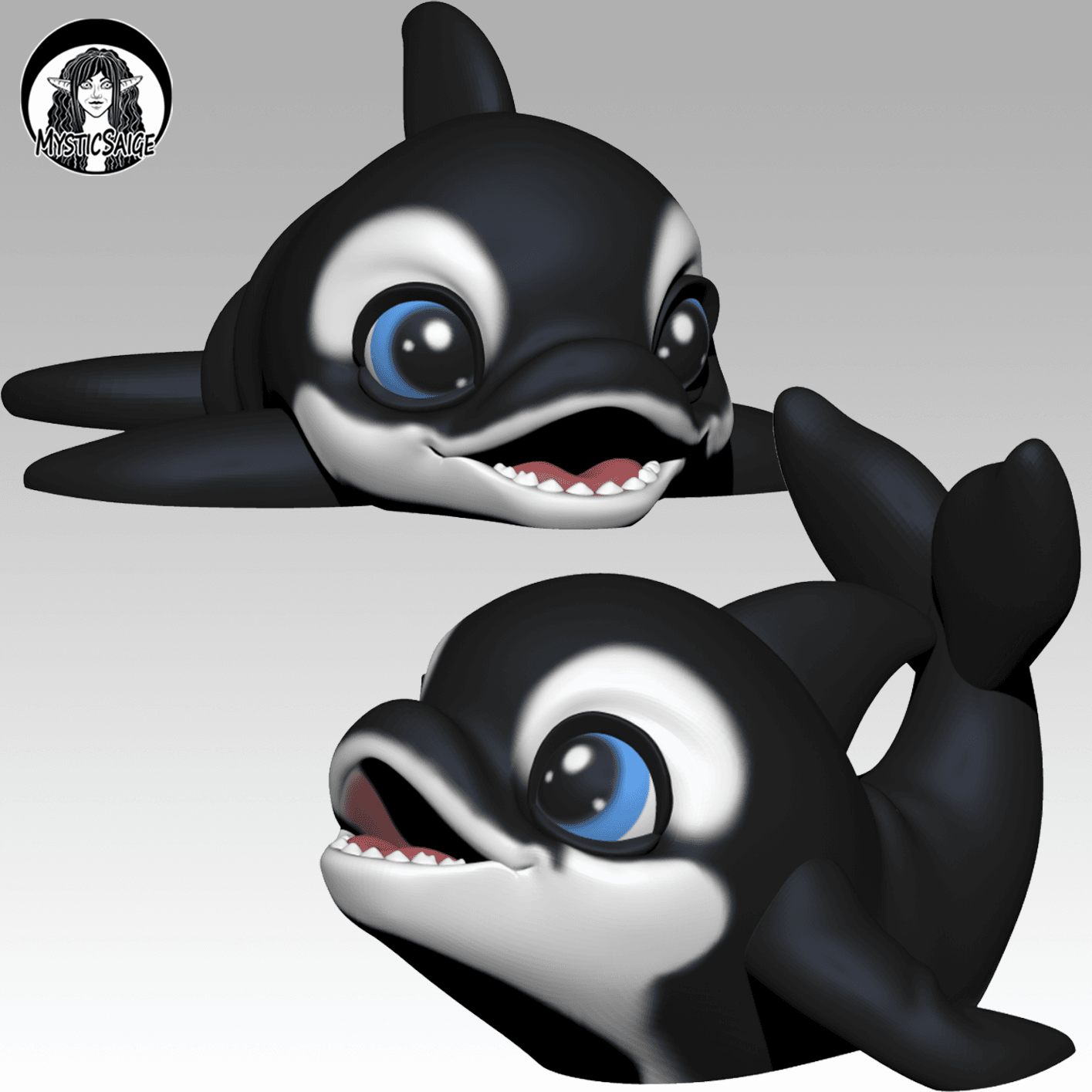 Orca Puff - Exclusive Model 3d model