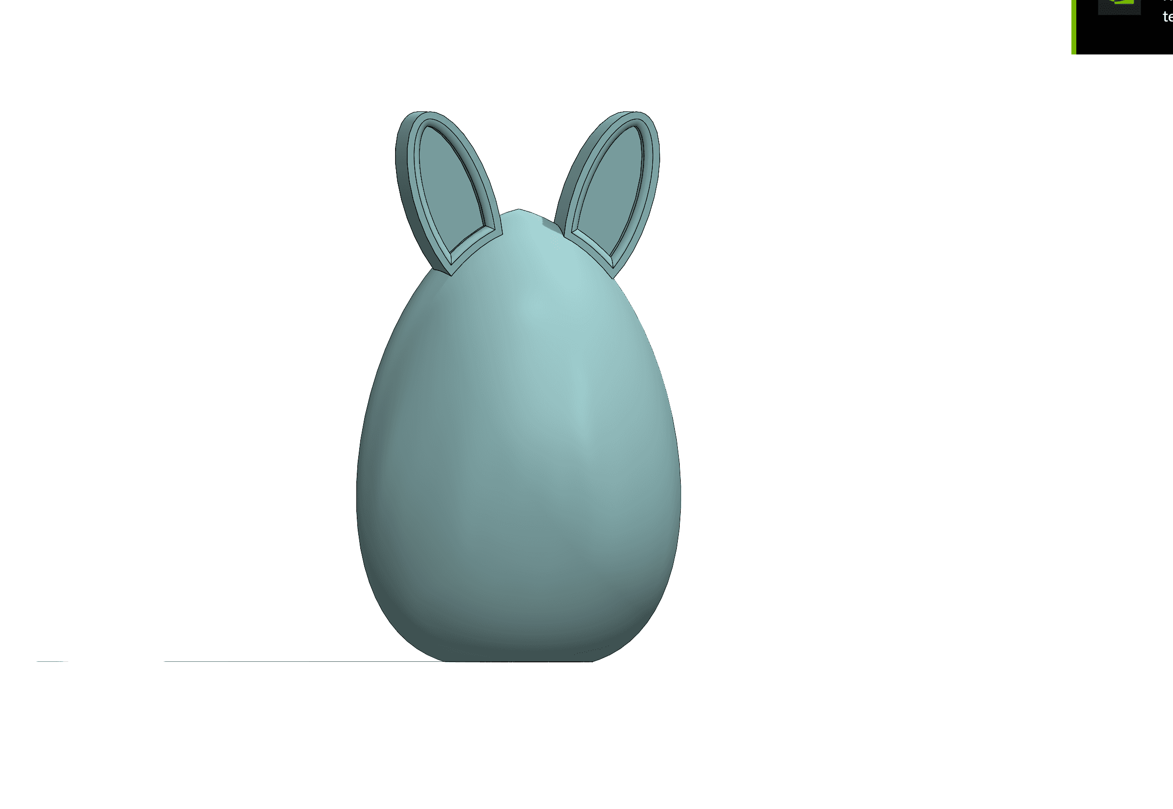 easter bunny 3d model