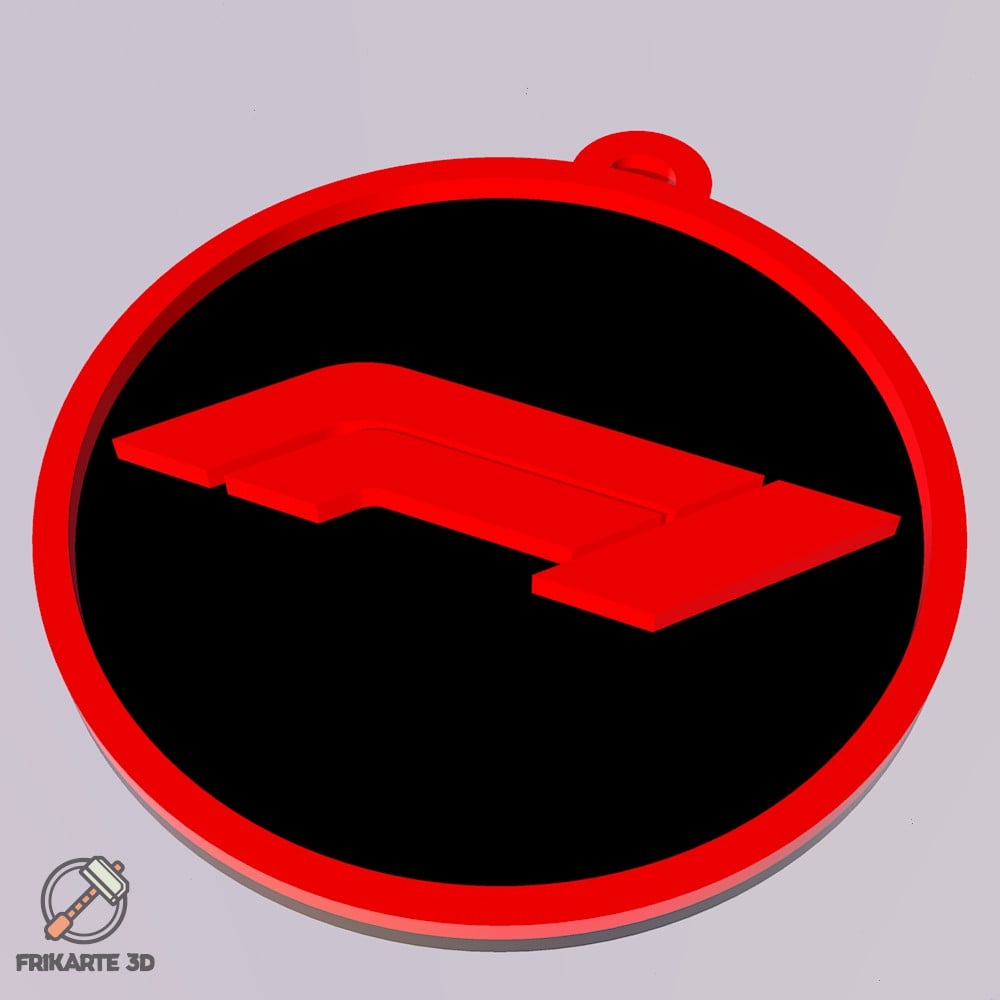 Formula 1 Keychain 3d model