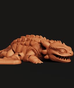 Articulated Night Fury Dragon | Flexi Dragon Toy | Flexi toy 3d model