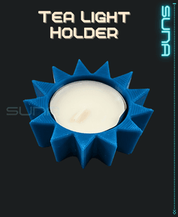Starry Night Floating Tealight Holder & Cap 3d model