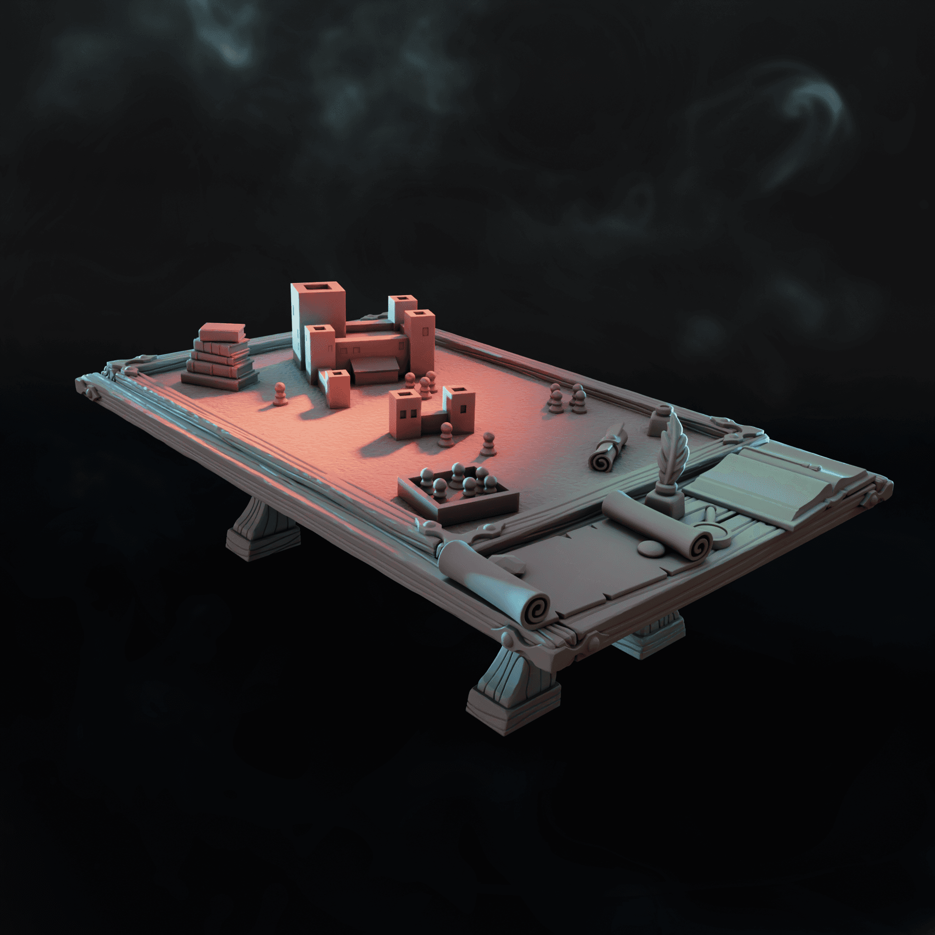 Battle Planning Table 3d model