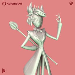 Alastor Hazbin Hotel 3d model