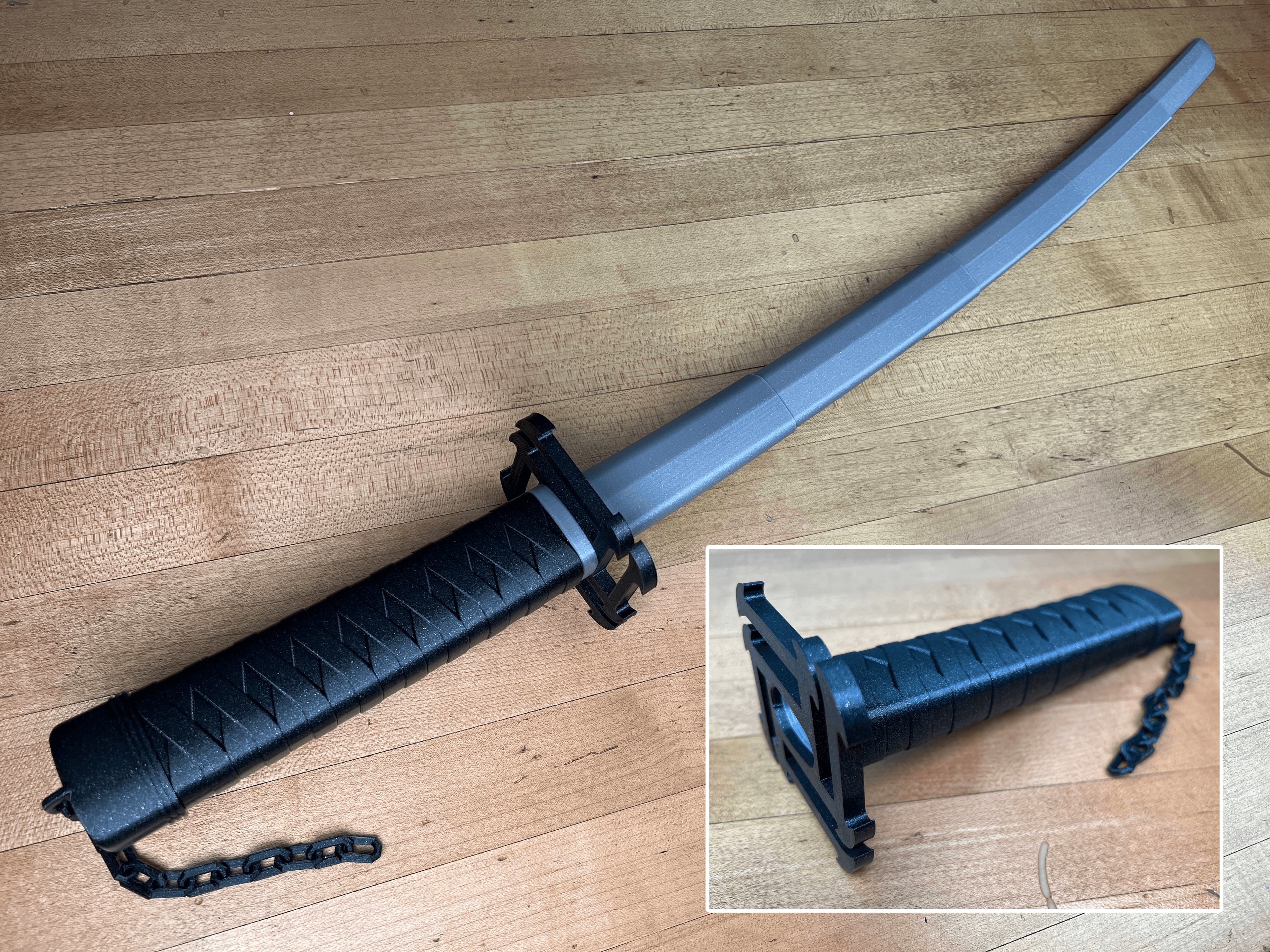 Replaceable Blade Collapsing Zanpakuto 3d model