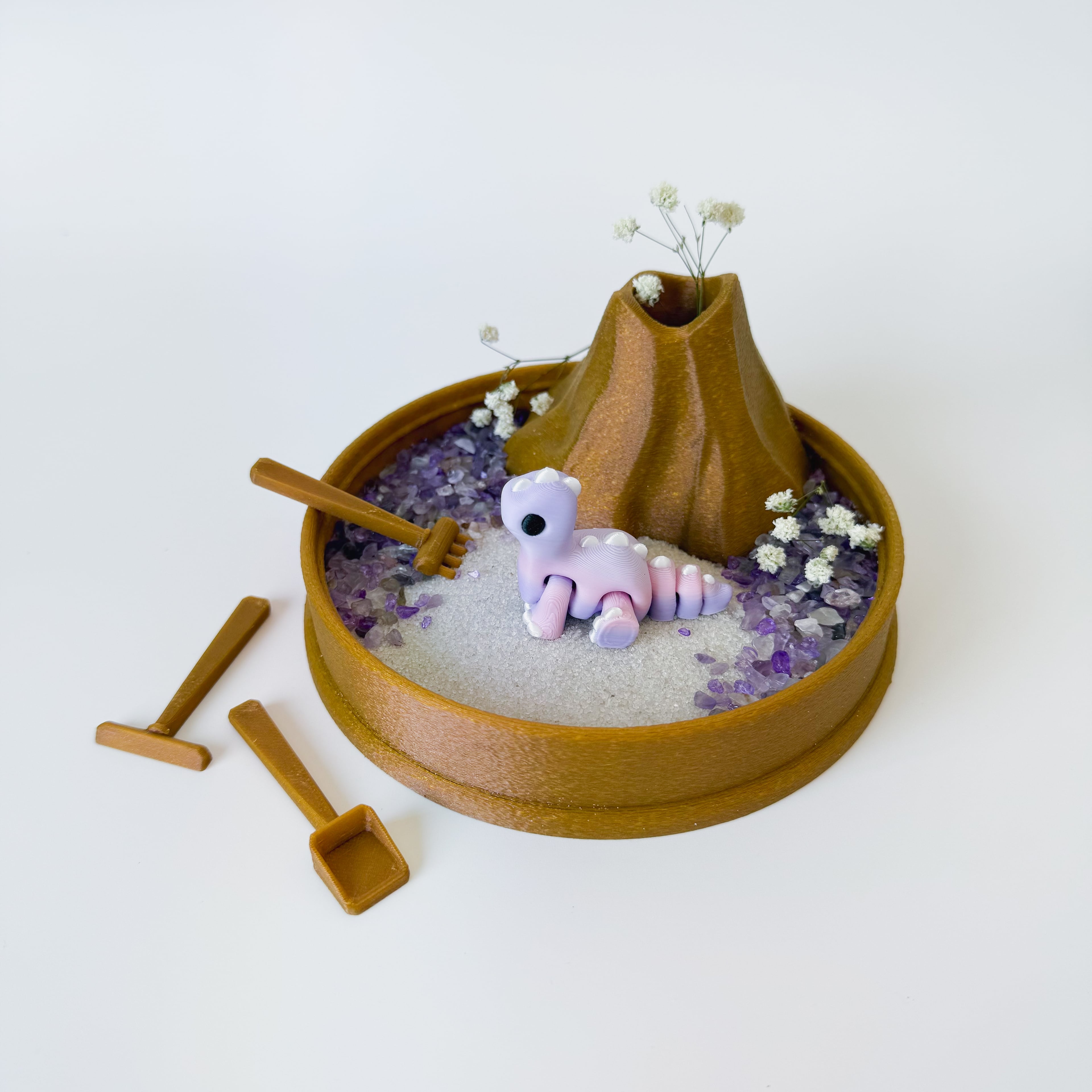 Zen Mountain with Bronto Flexi 3d model