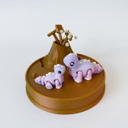 Zen Mountain with Bronto Flexi 3d model