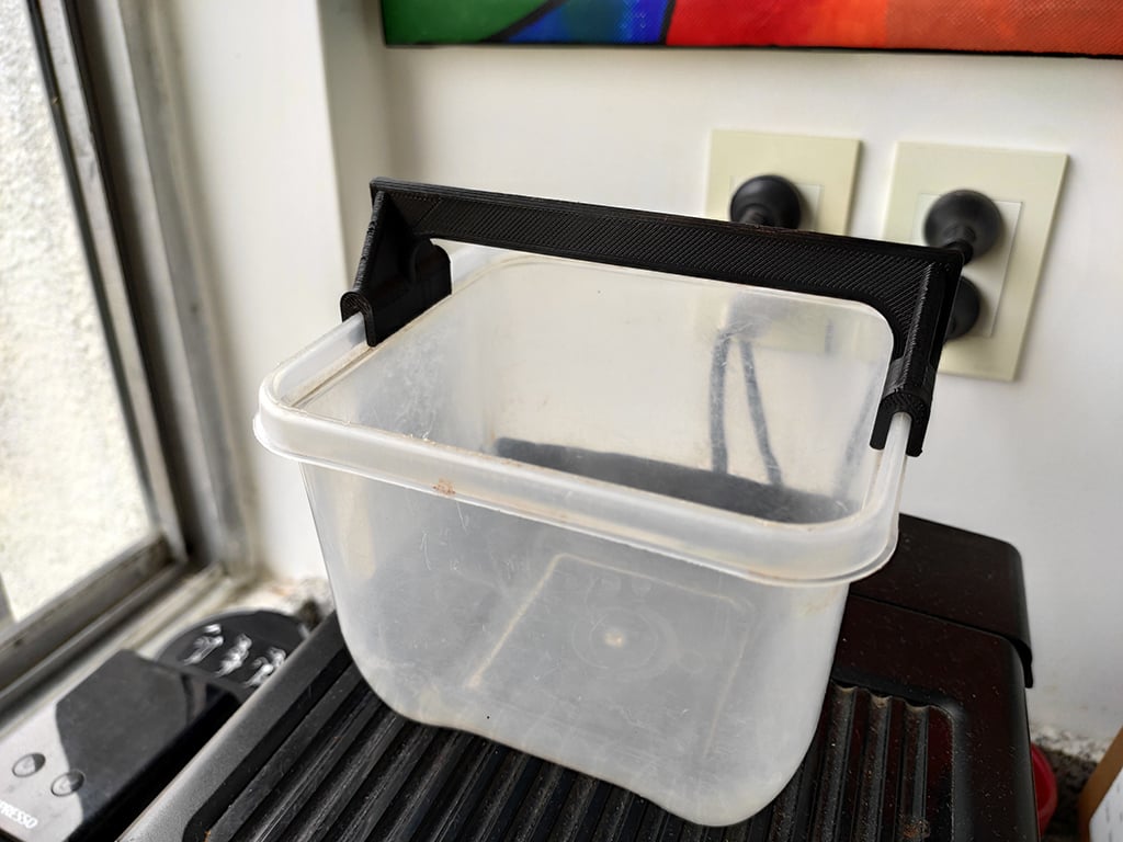 Knock Box for plastic container 3d model