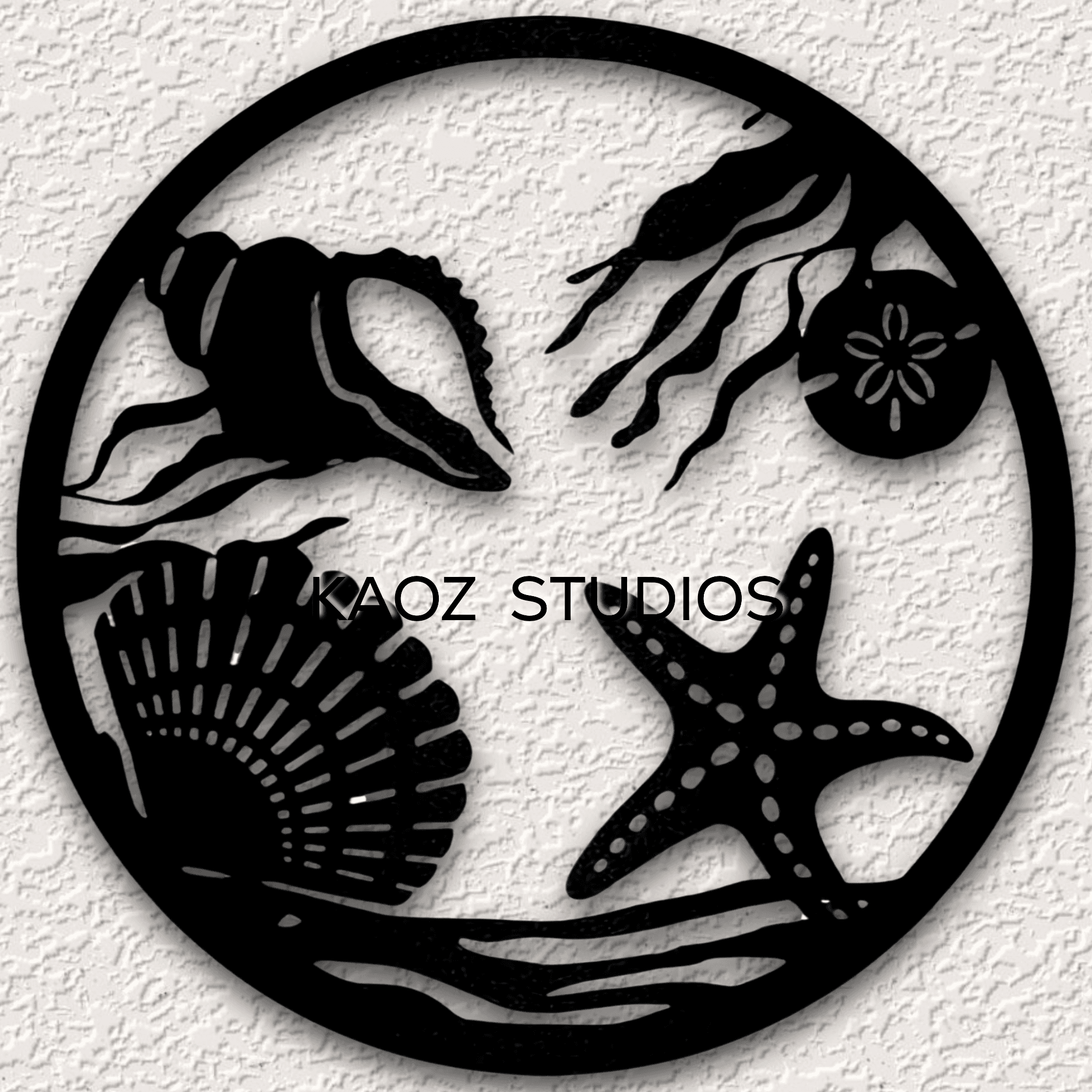sea life wall art nautical wall decor ocean beach house decoration 3d model