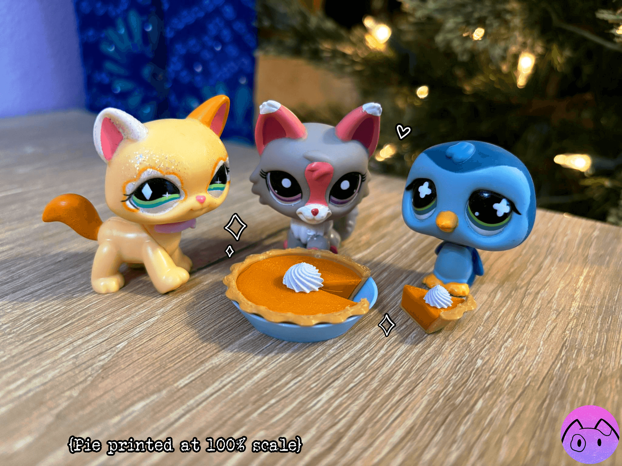 Miniature Pumpkin Pies 3d model