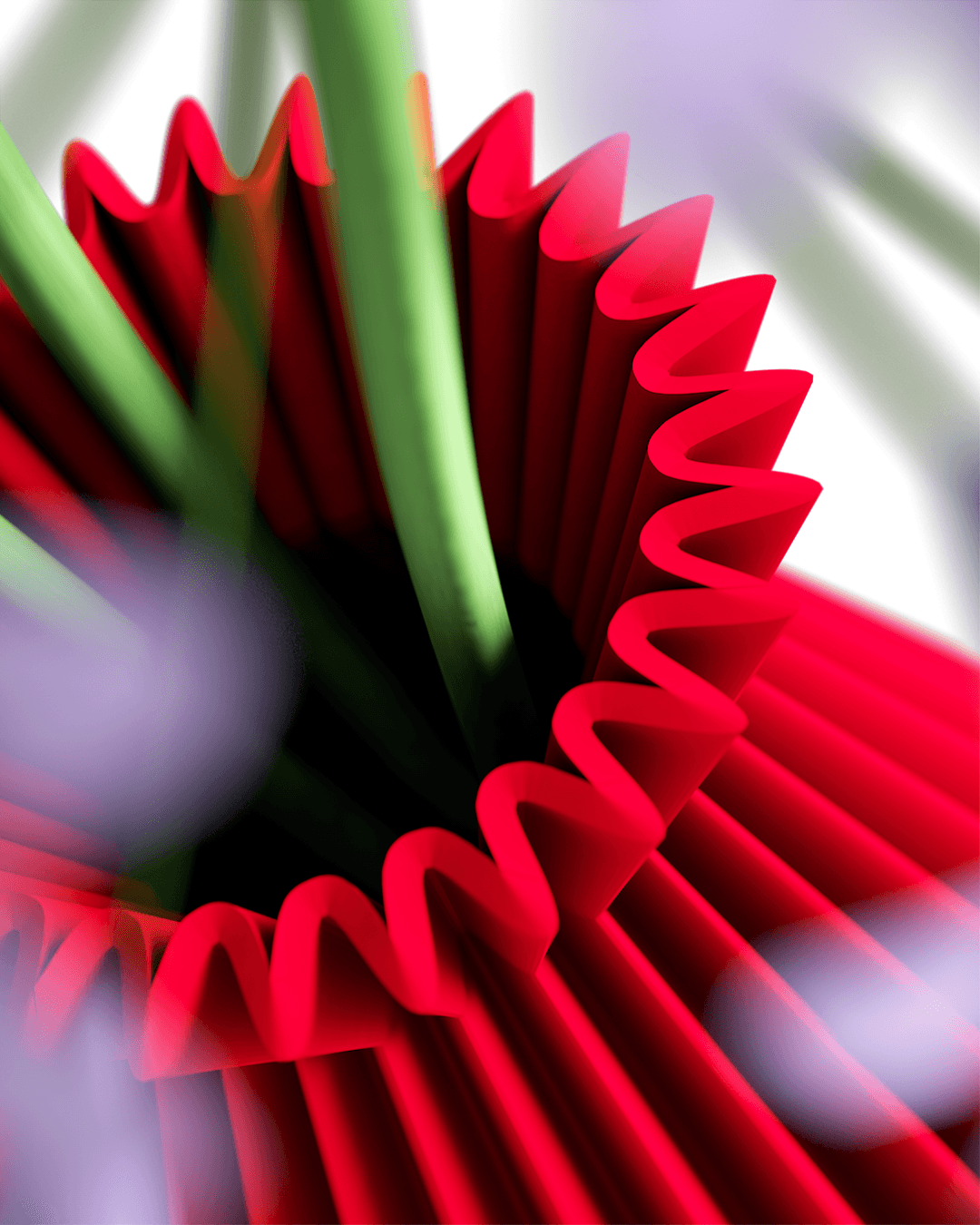 H33WORKS ZIGZAG LOW VASE 3d model