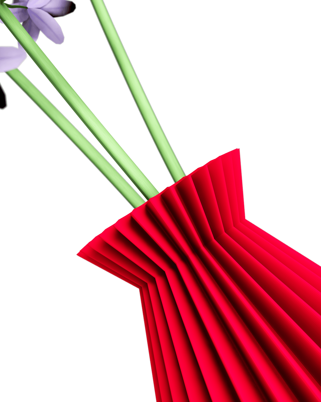 H33WORKS ZIGZAG LOW VASE 3d model
