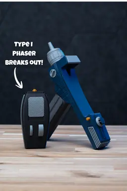 Type II Phaser - Star Trek Cosplay Prop Kit | No Supports, No AMS, No Glue 3d model