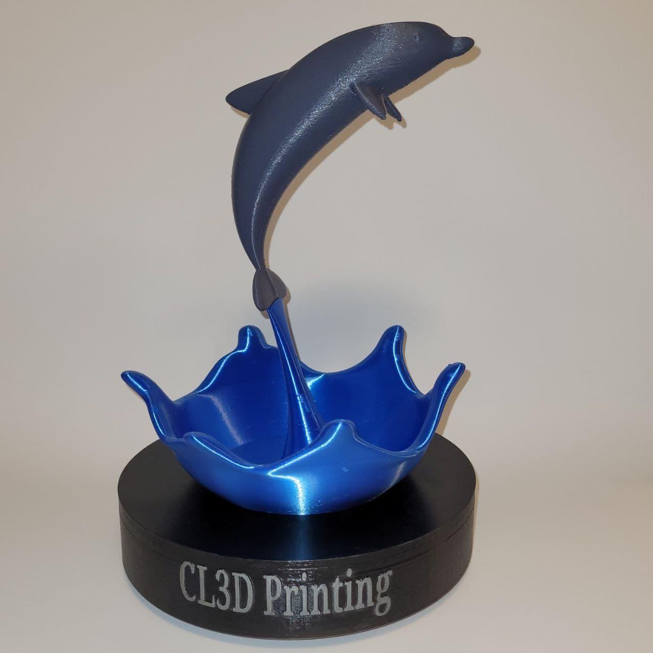 Dolphin Coin / Ring Tray 3d model