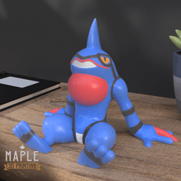 454. Toxicroak - Basic & Ornamental - Pokemon 3d model