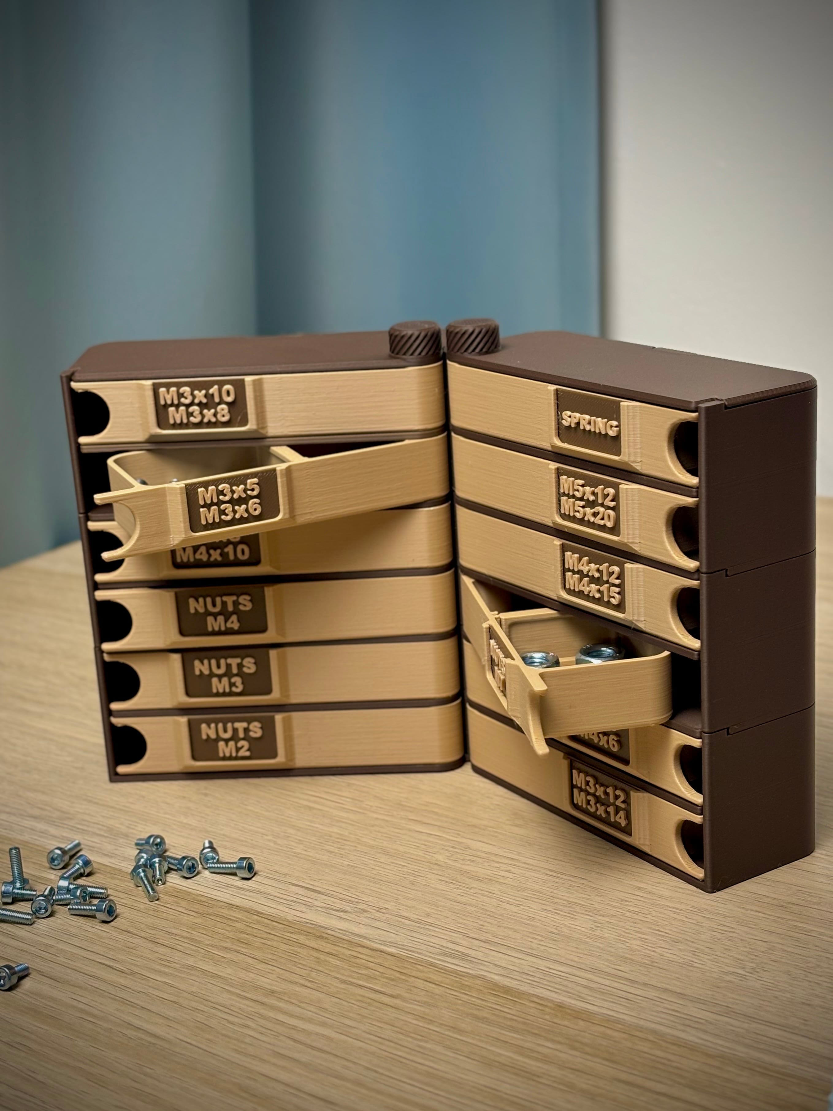 Modular Storage Box | Butterfly Drawers 3d model