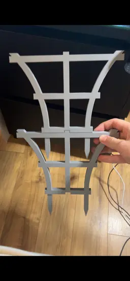 Stackable Flower Pot Trellis 3d model