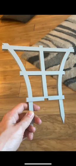 Stackable Flower Pot Trellis 3d model