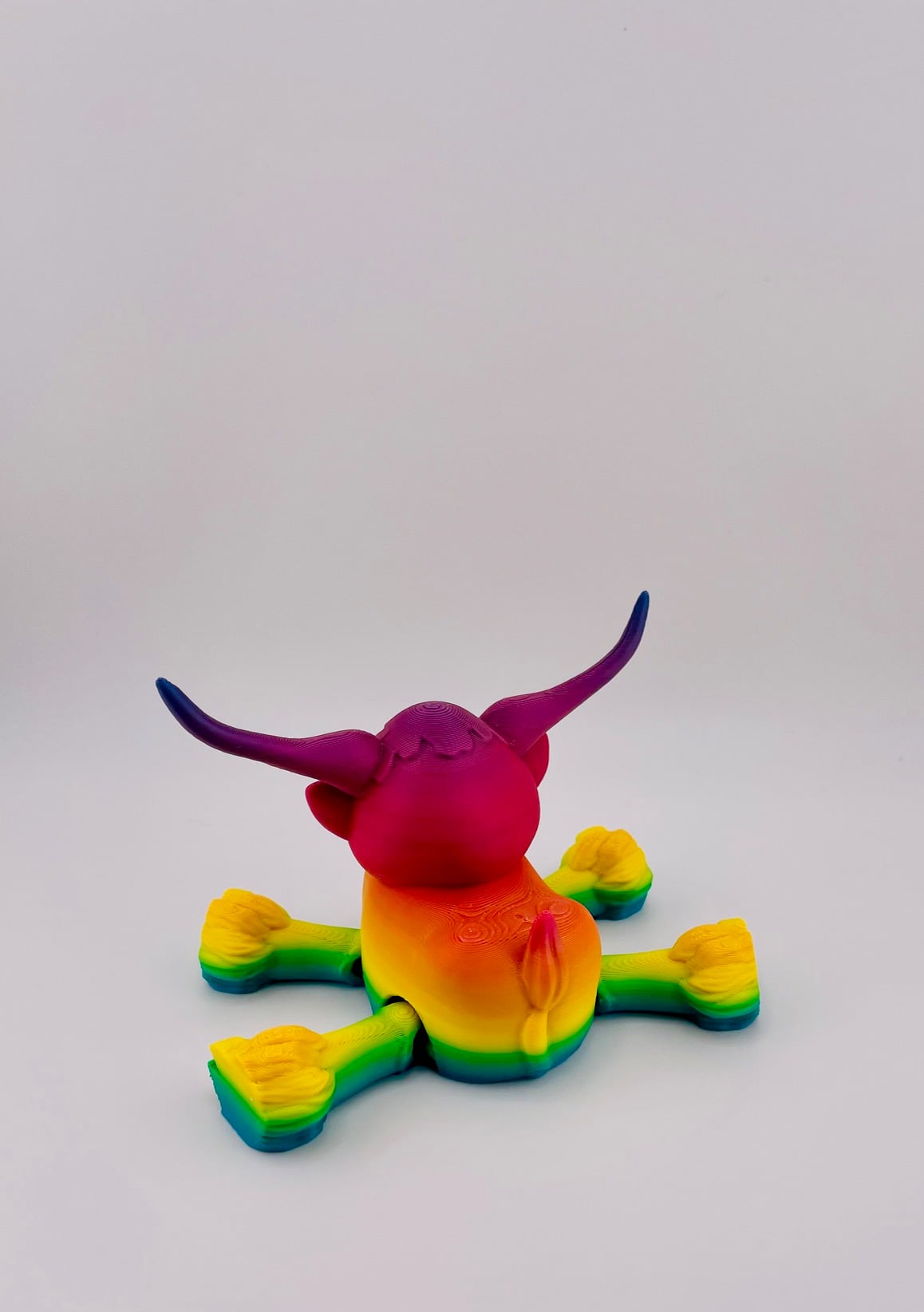 Longhorn Cow Flexi 3d model