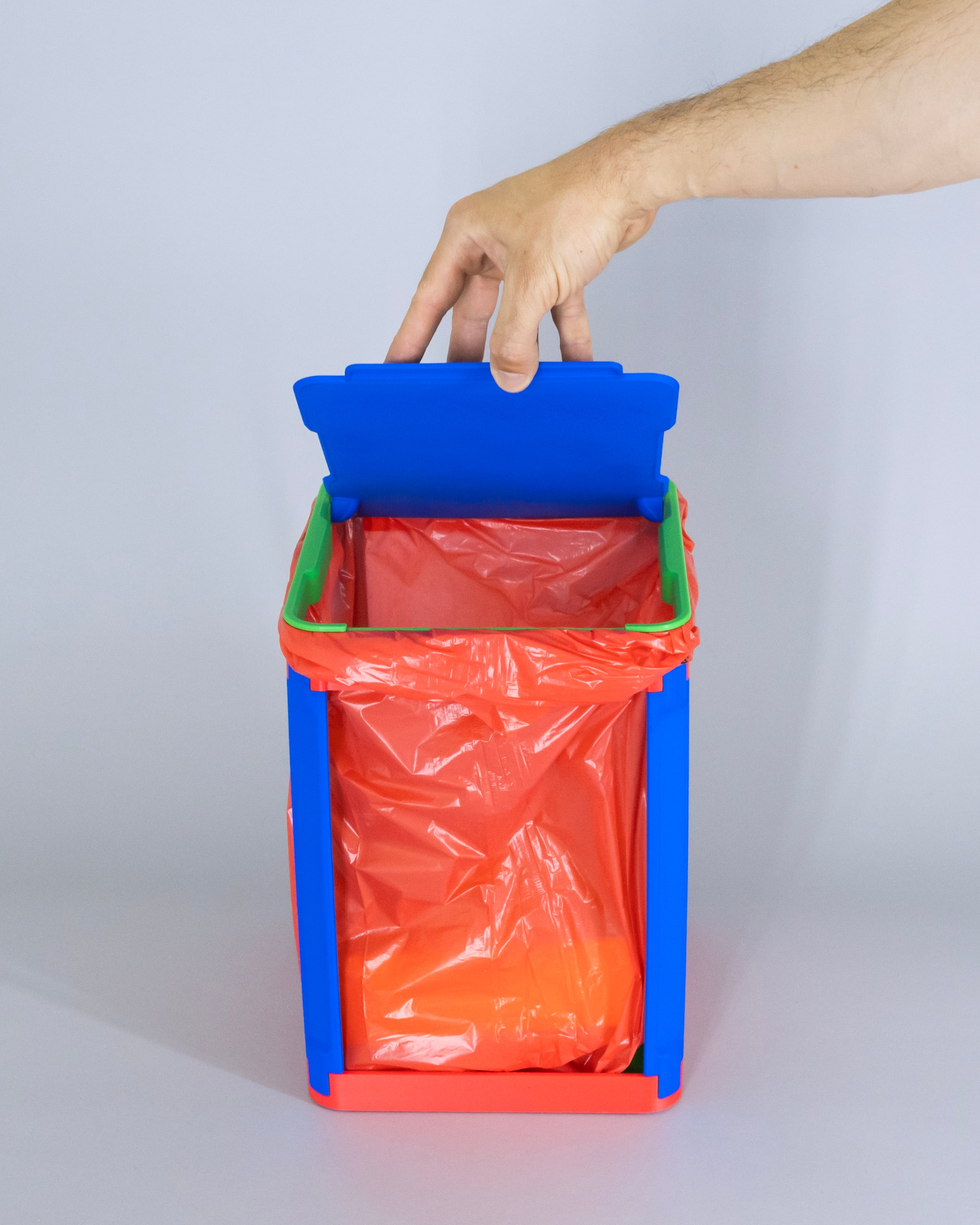 Wireframe Wastebin // Standalone Trashcan 3d model