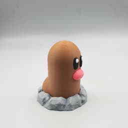 Diglett Pokemon - Cheeky Upgrade: The Backstory Unearthed 🌱🍑 3d model