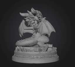 Love Dragon STL File for 3D Printing 3d model