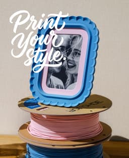 Beginner-Friendly 3D Printable Picture Frame Bloom for 105x150mm Photos, Din A6, Postcards 3d model