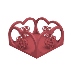 Valentines Open Heart Box.stl 3d model