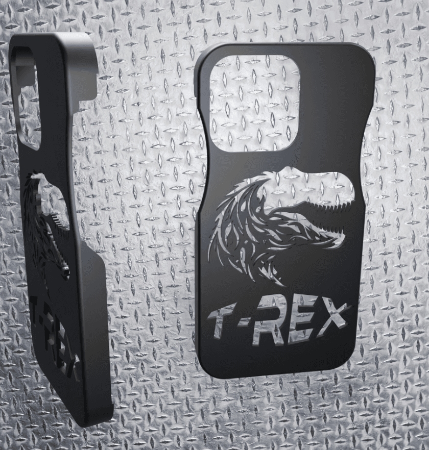IPHONE Case 12 13 PRO T-rex - Coque Iphone 13 Pro 3d model