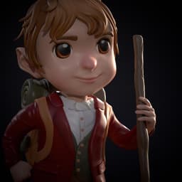 Bilbo Baggins Cute 3d model