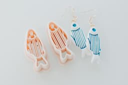 Ribbed Fish Clay Cutter 3d model