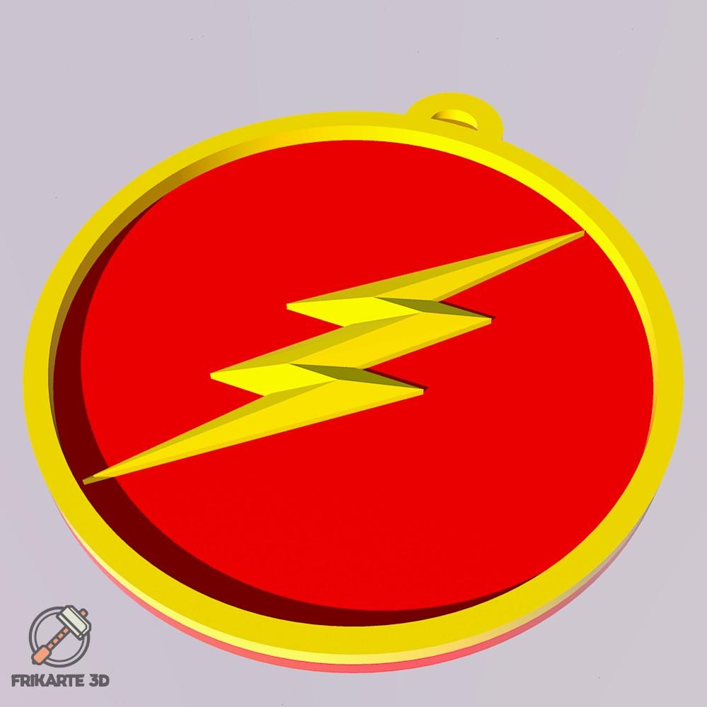 The Flash Keychain 3d model