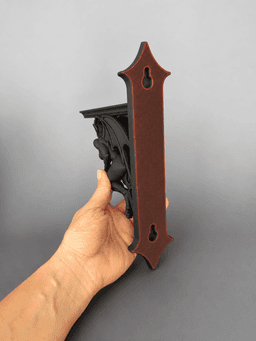 Female Gargoyle Corbel Shelf Bracket – Gothic Wall Shelf Support 3d model