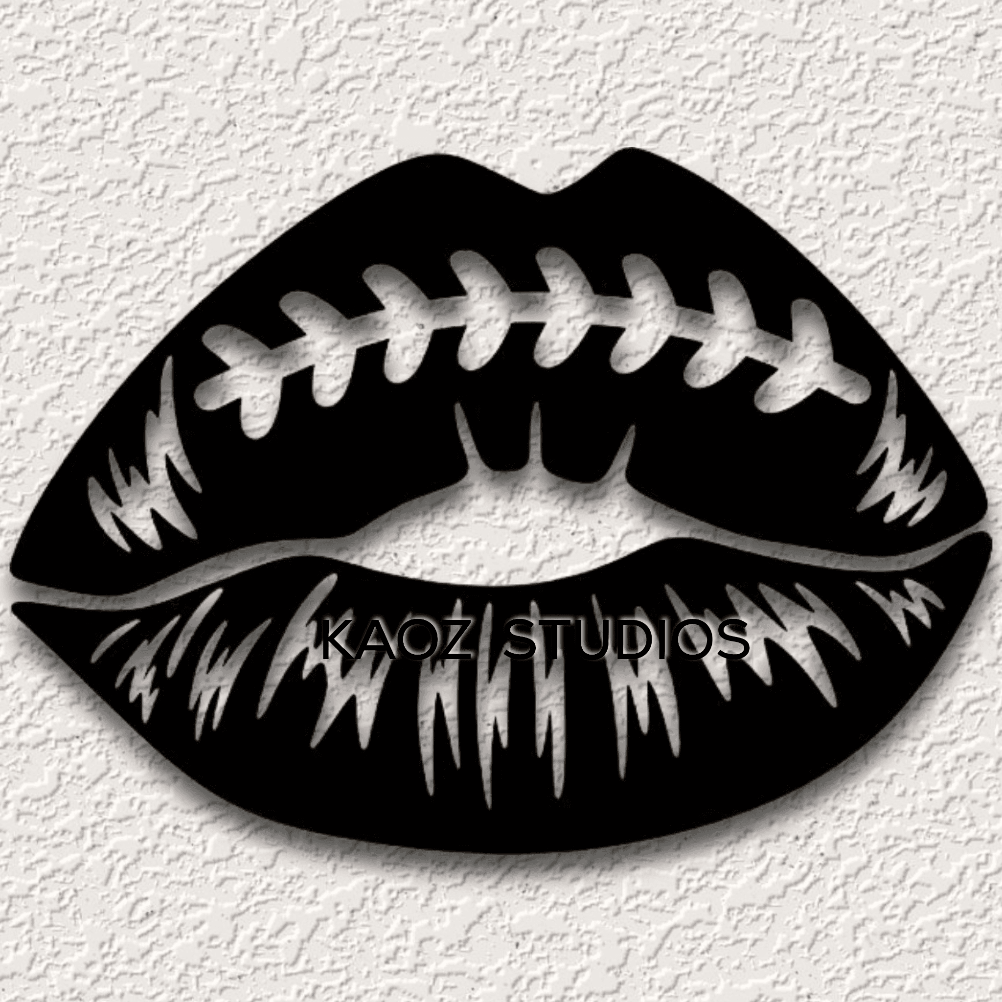 football diva wall art cheerleader wall decor superbowl party decoration 3d model
