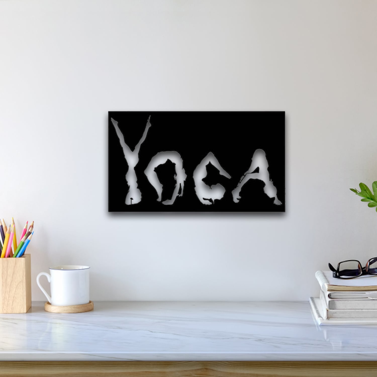 Yoga Wall Art 3d model